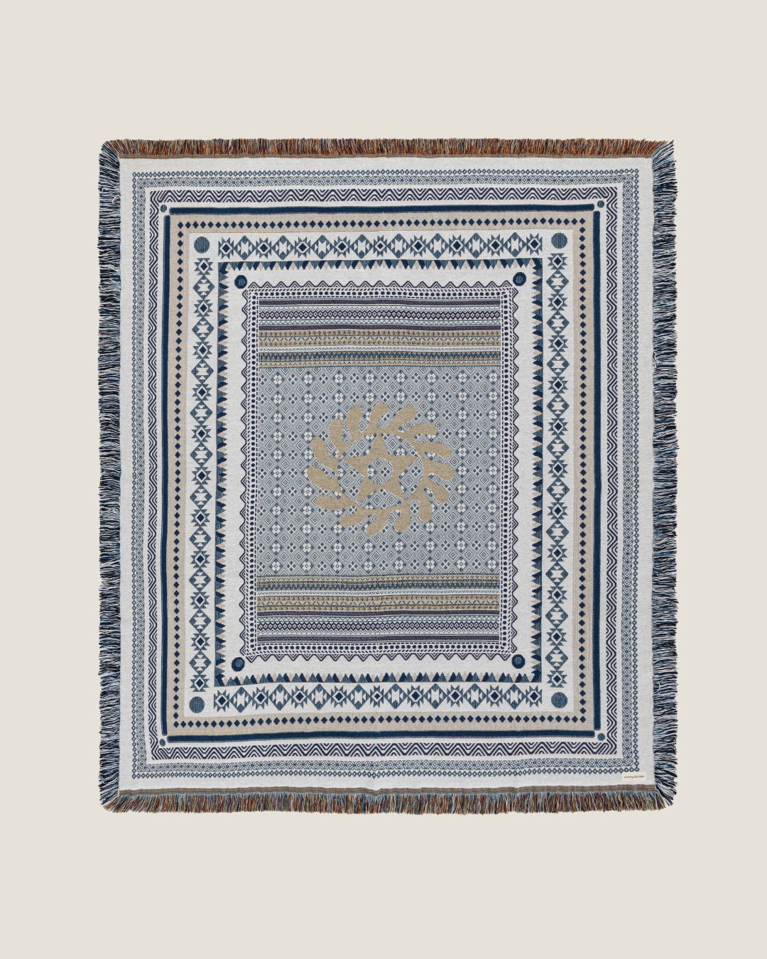 Aura Sky organic cotton blanket from Naming This Later