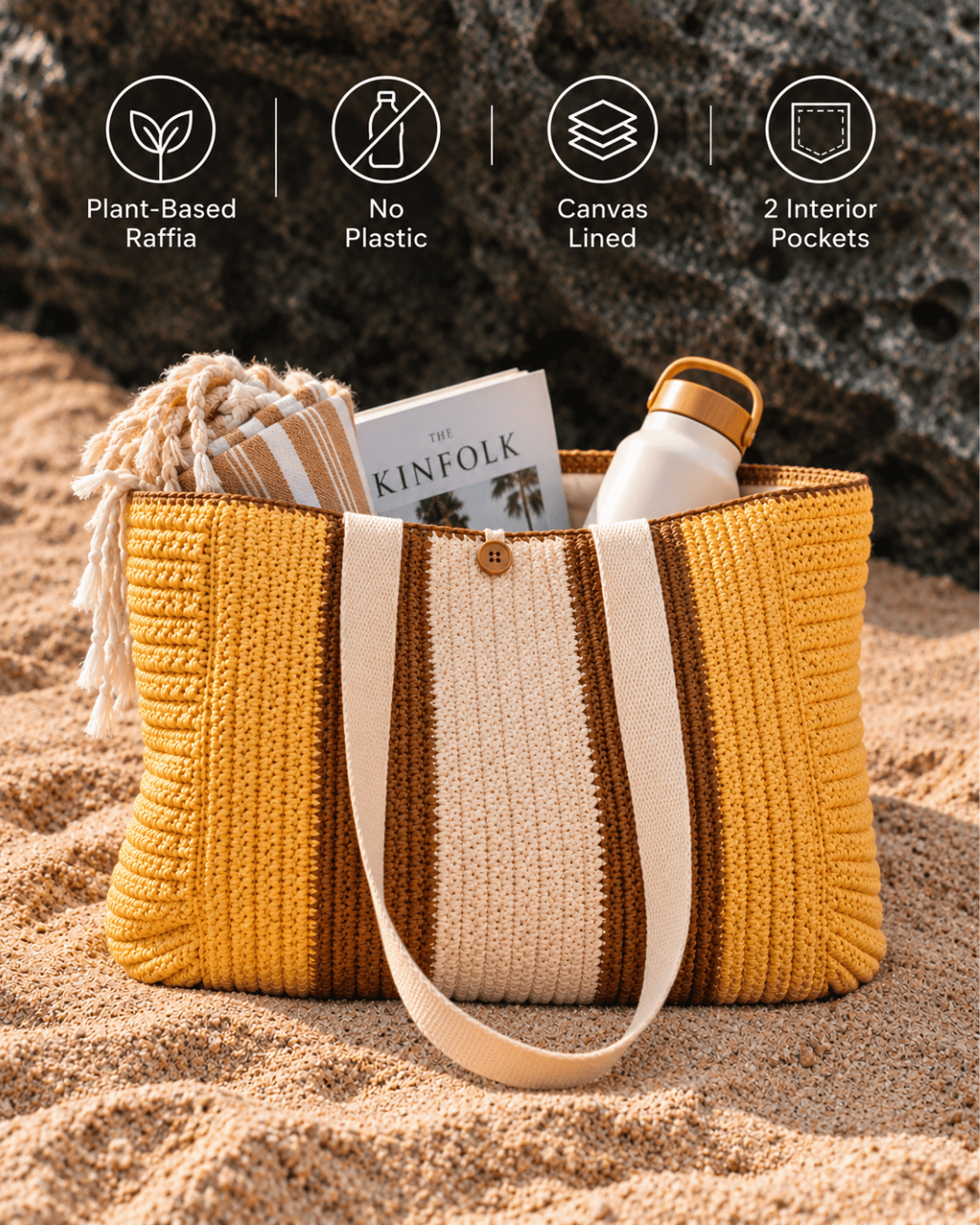 The Anywhere Mat Set - 100% Organic Cotton Undyed