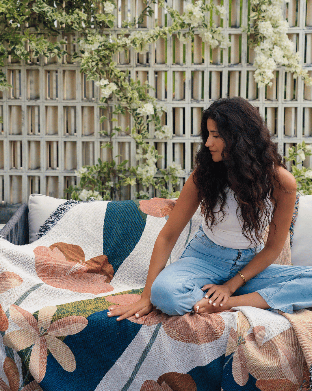 Peach Canopy blanket