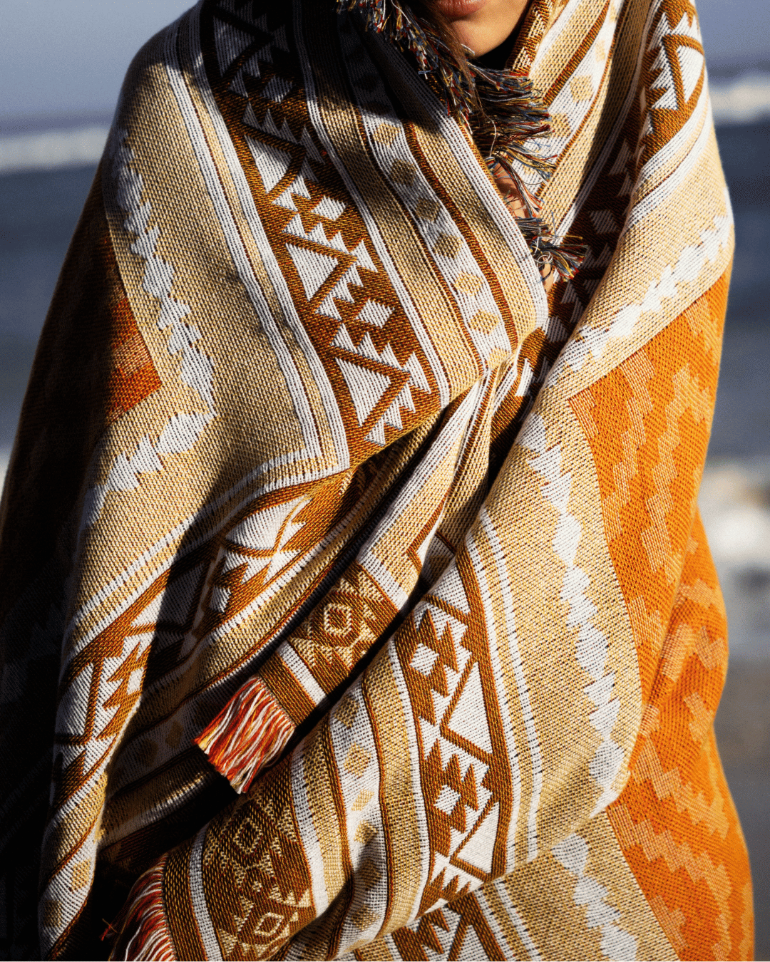 Orange Jade Blanket - naming this later