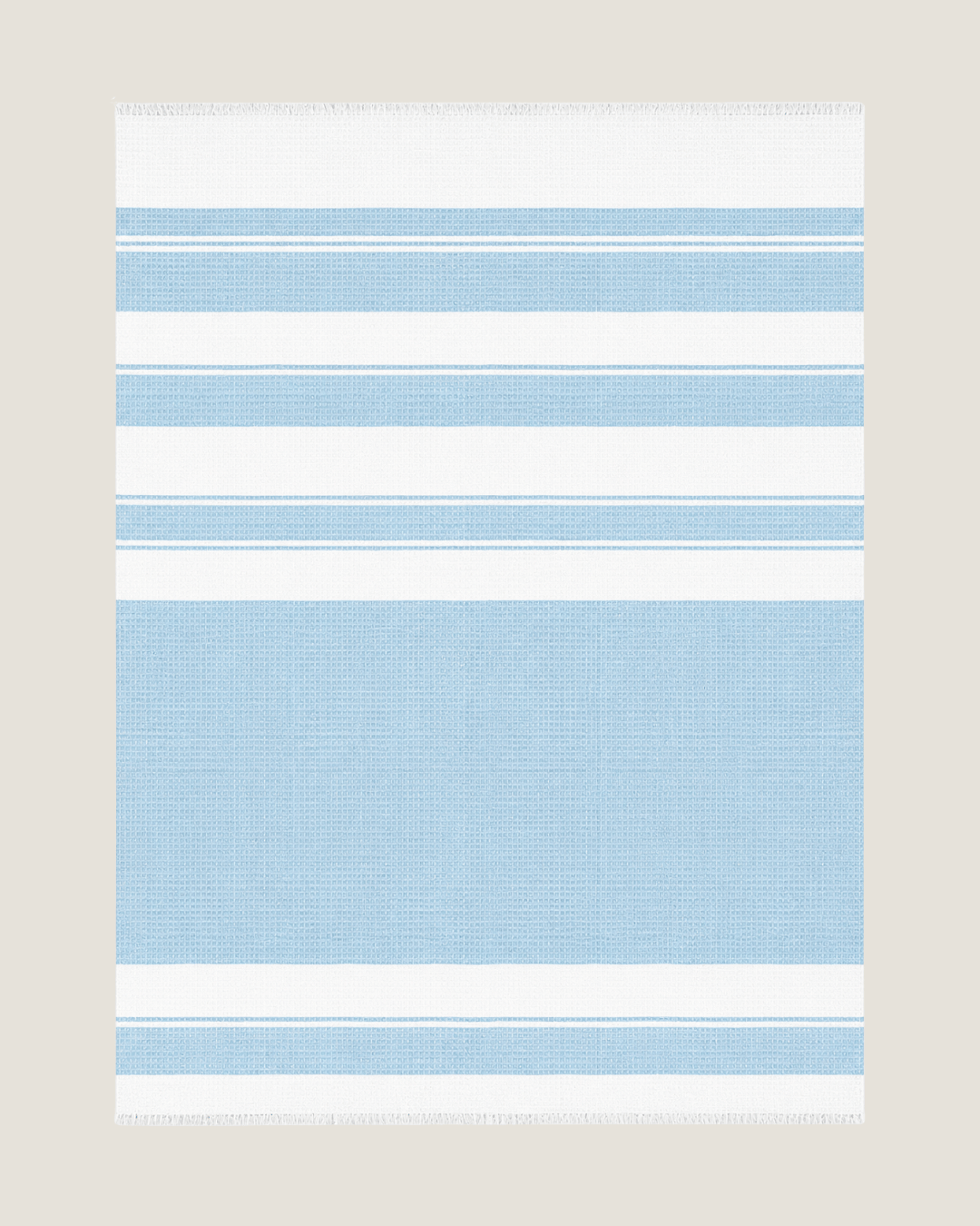 100% Organic Cotton Mesa Waffle Oversized Blanket Sea Mist