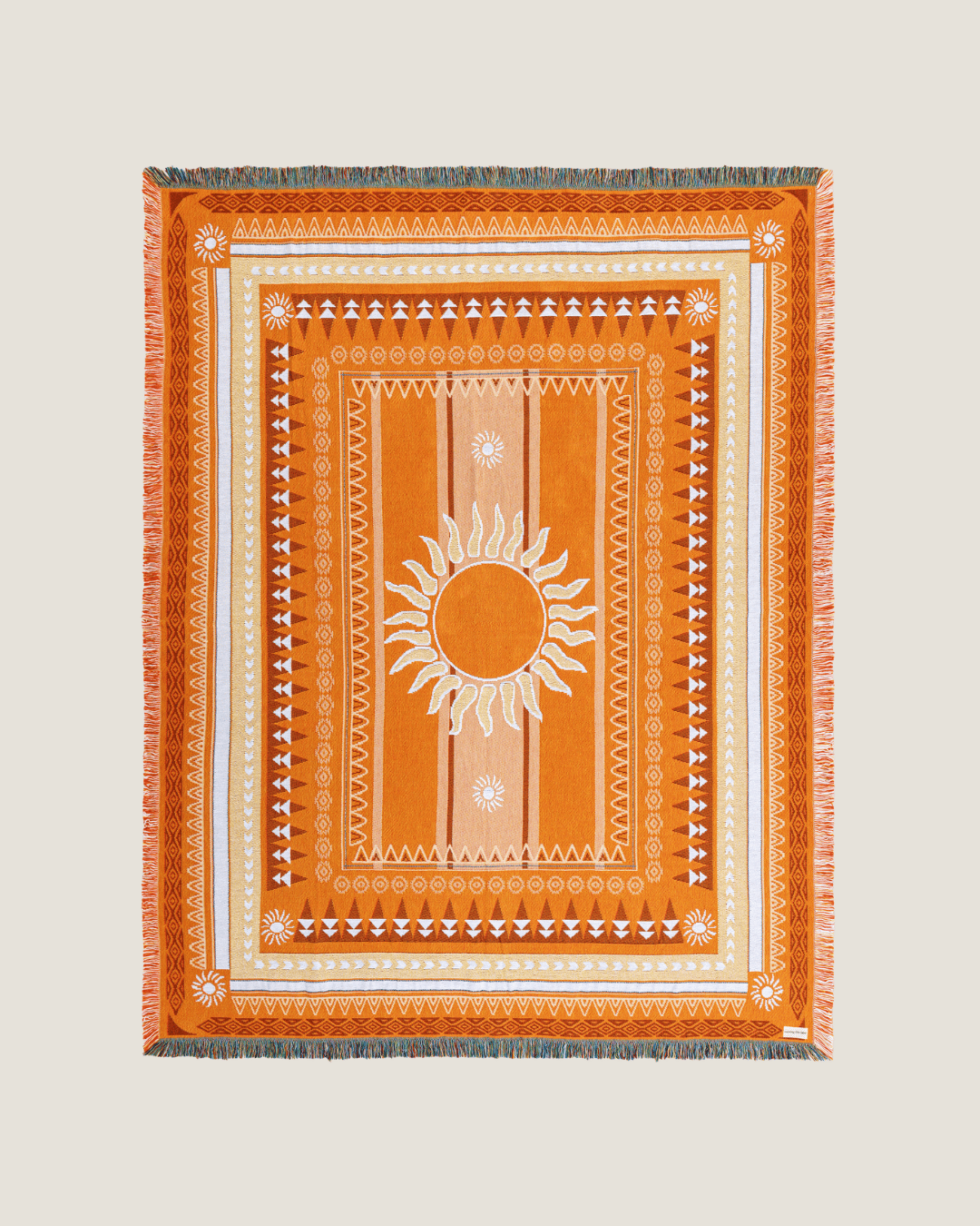 Sunset Blanket in Orange - Naming This Later
