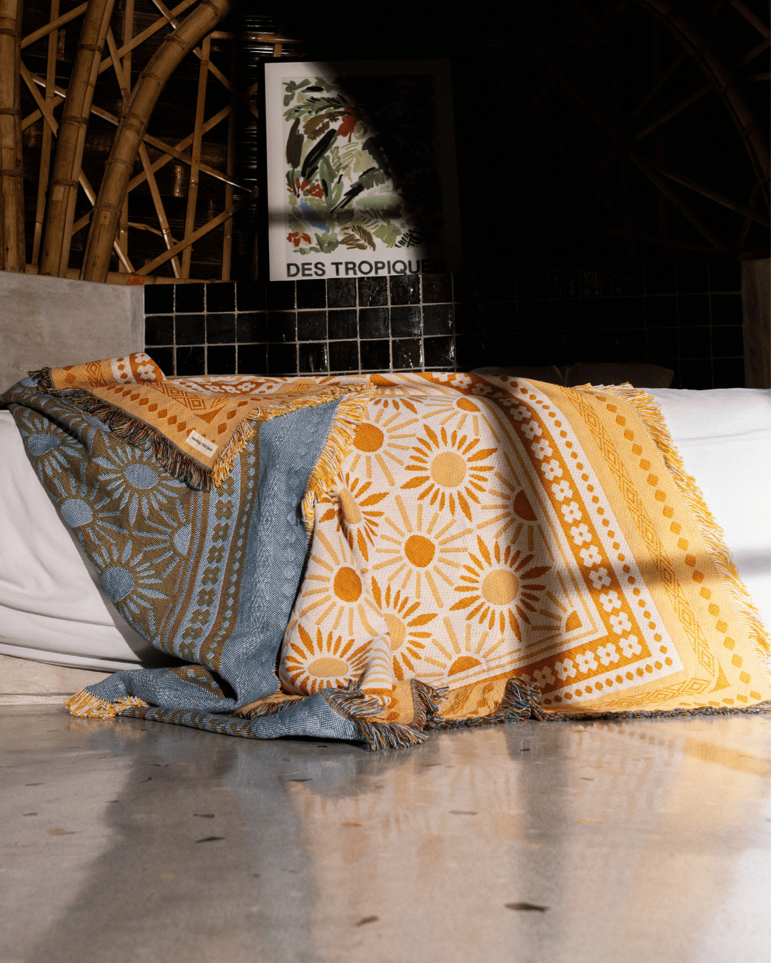 Yellow Sunflower Blanket - naming this later