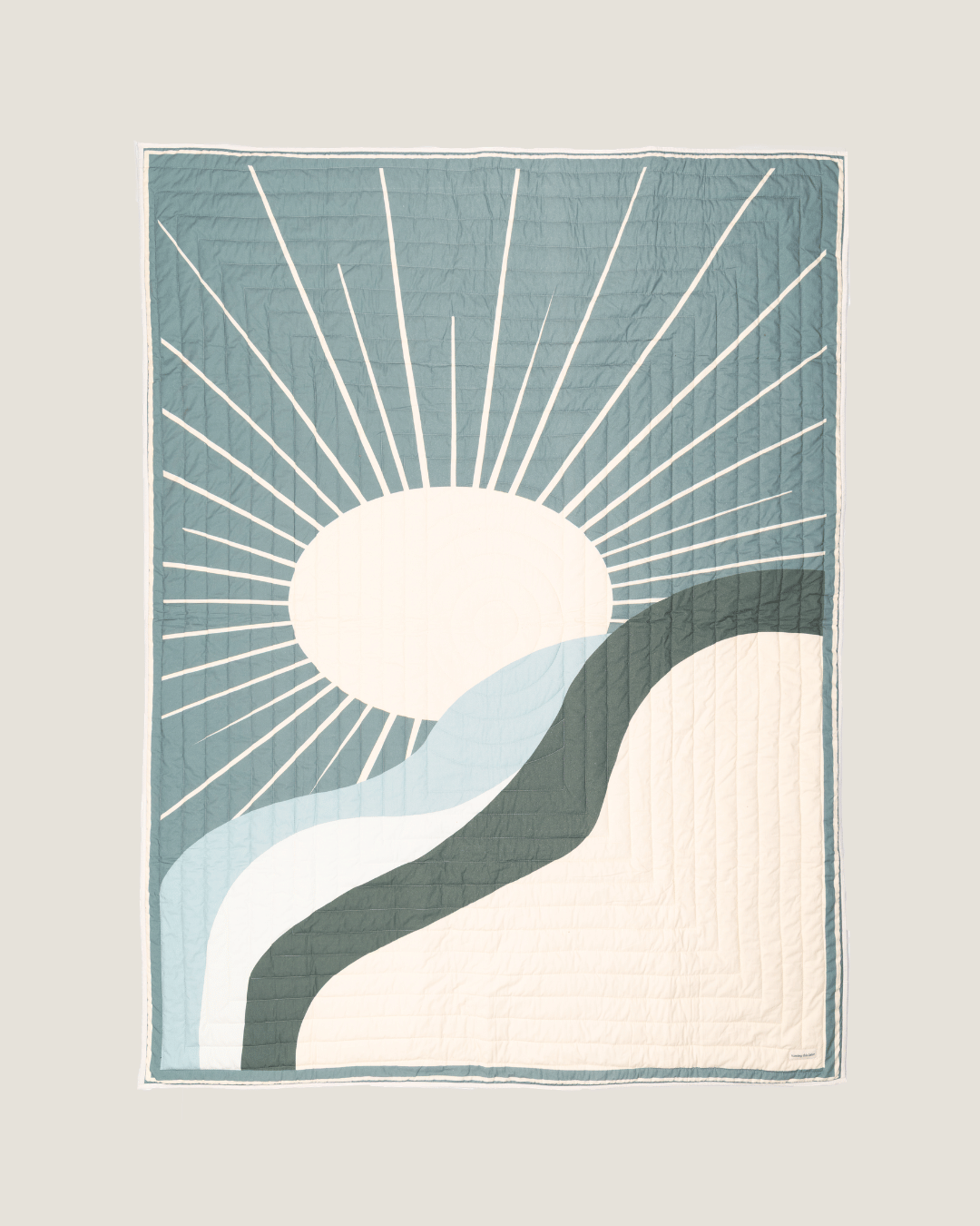 Solara Versatile Quilted Blanket - Sage Horizon