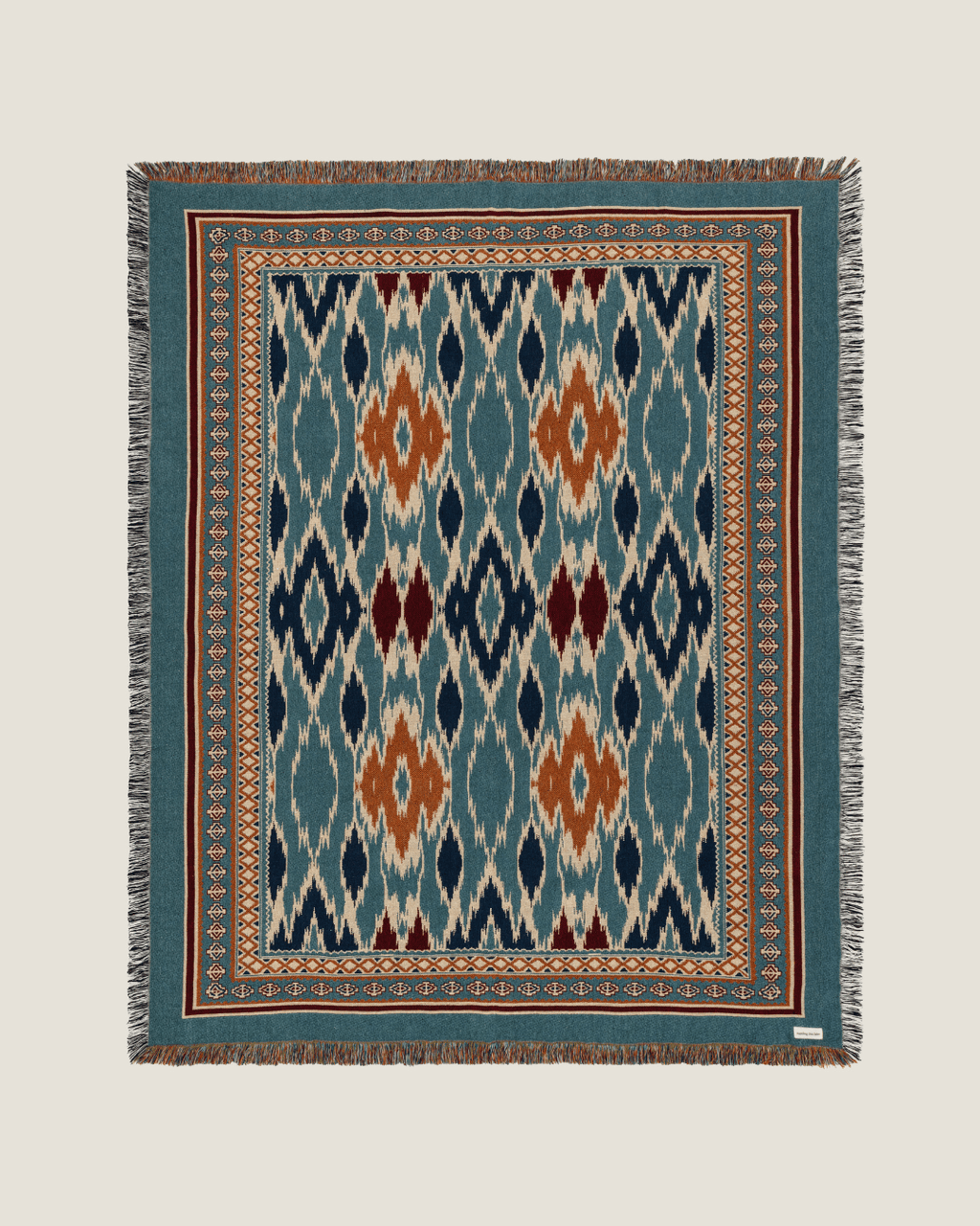 Nomad Indigo Ikat blanket | naming this later – Naming This Later