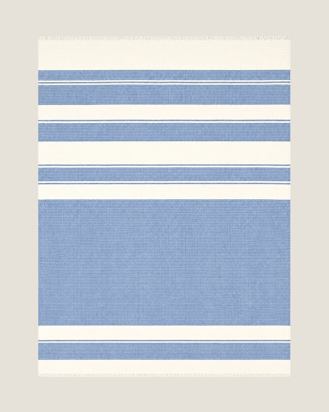 100% Organic Cotton Mesa Waffle Oversized Blanket Indigo Coast