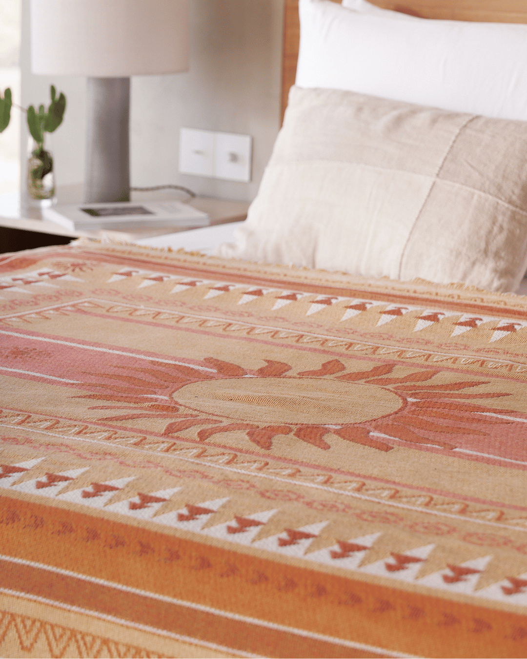 Sunset Yellow blanket