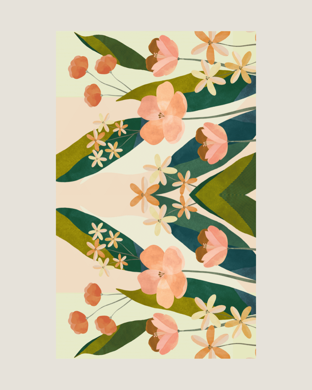Peach Canopy Sarong