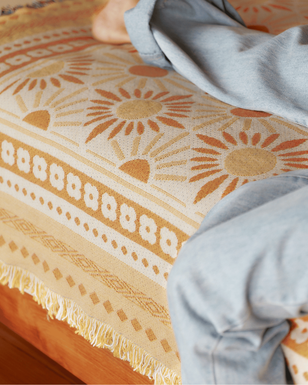 Sunflower Yellow blanket