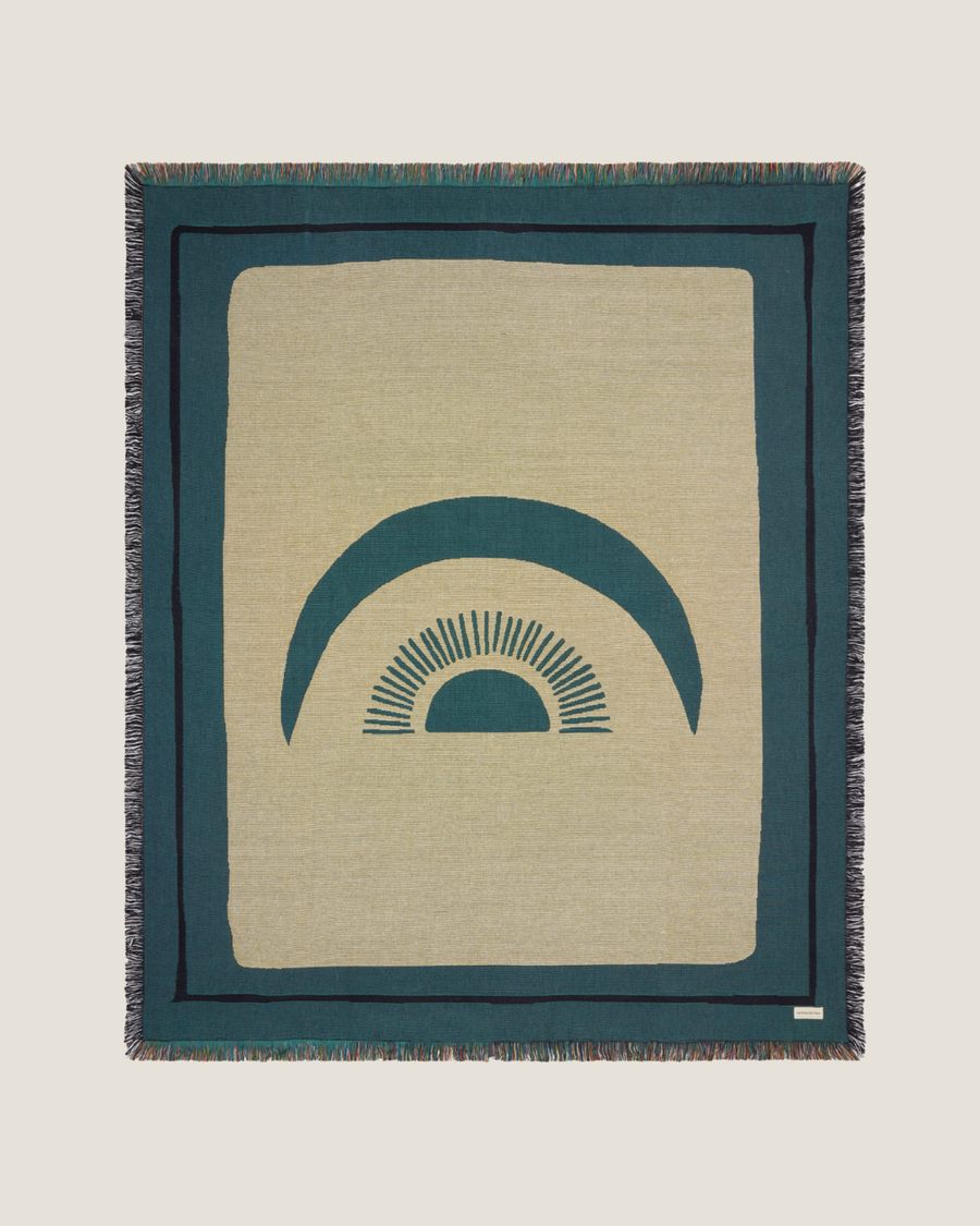 Luna Teal blanket