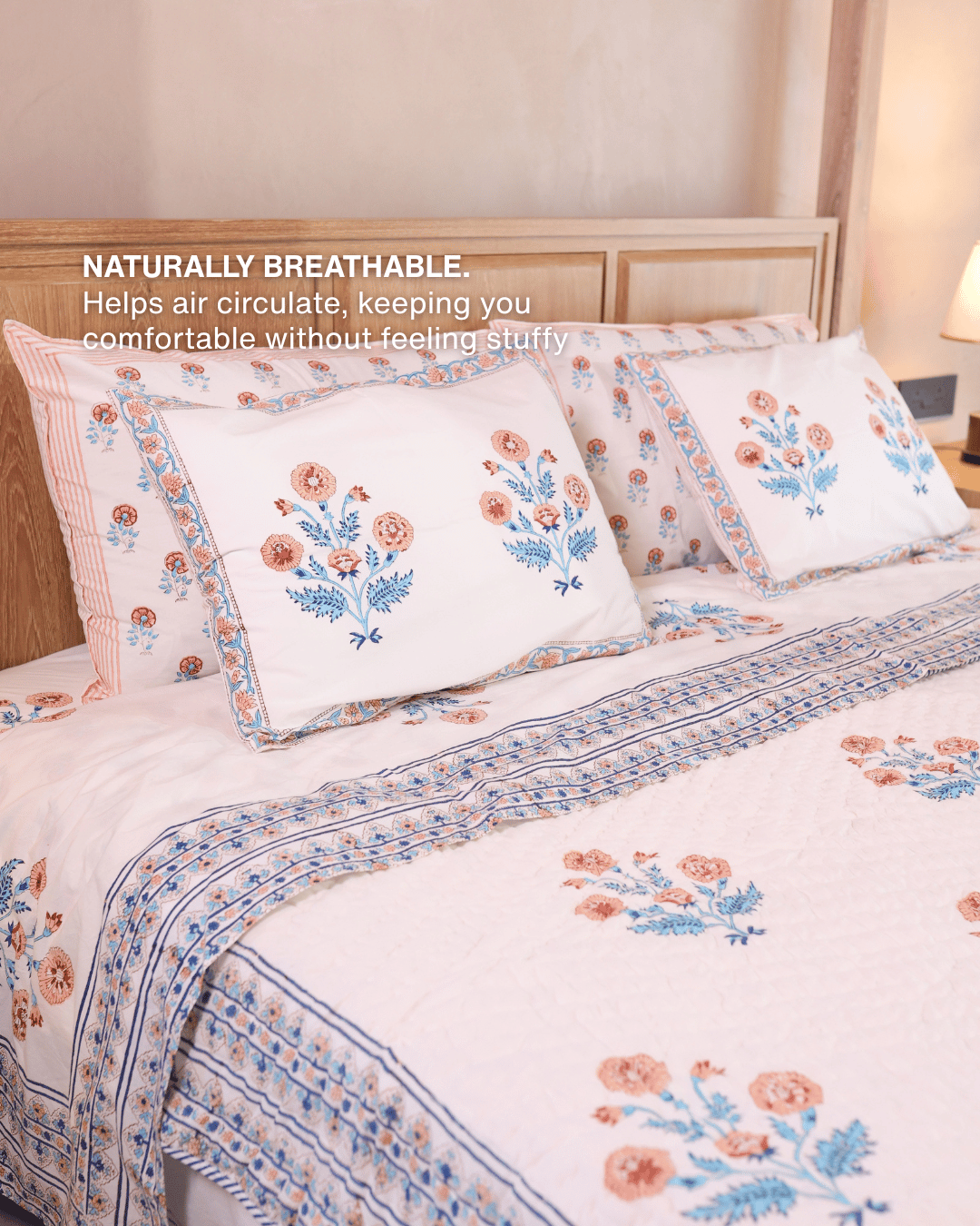 Indigo Marigold Jaipur Sheet Set