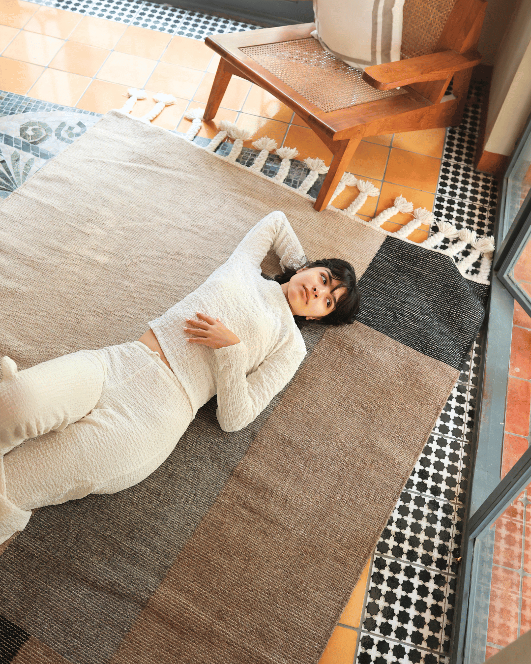 Almonte Wool Rug — Handwoven Natural Fiber Collection