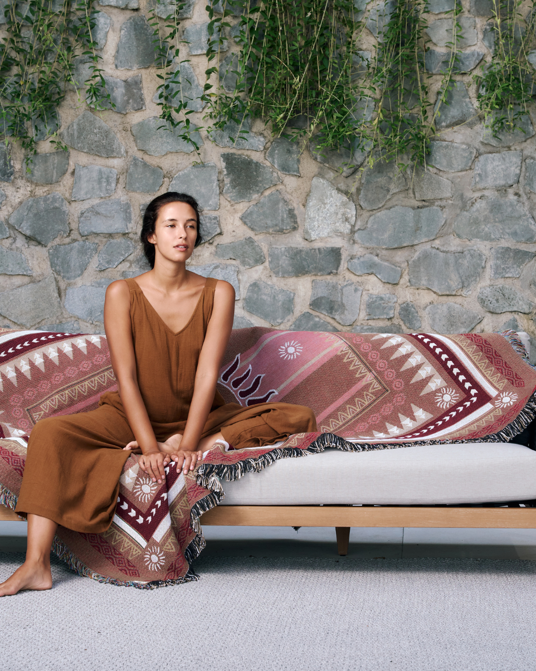 Sunset Mocha blanket