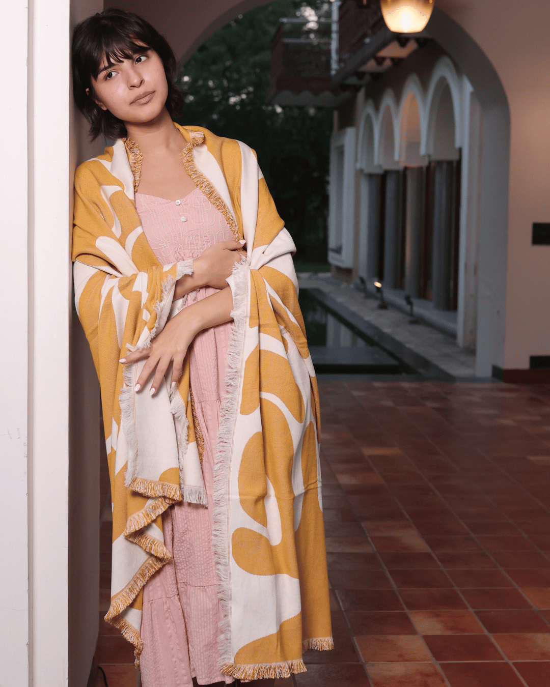 Whisperwind Bamboo Cotton Throw Wildform Clay