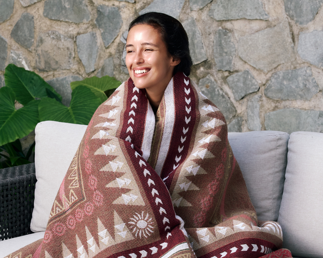 Sunset Mocha blanket