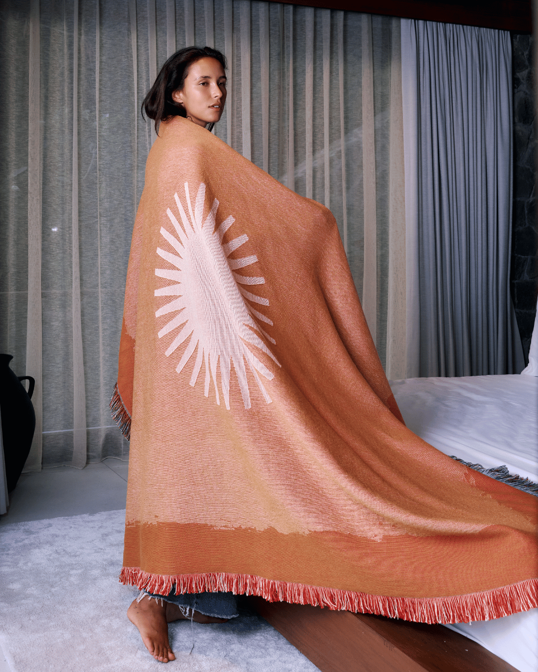 Dawn Apricot blanket