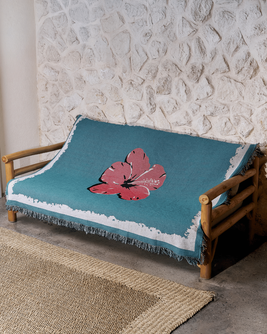 Hibiscus Lagoon blanket