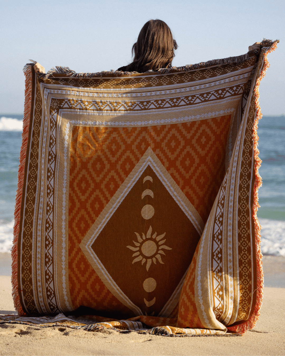 Orange Jade Blanket - naming this later