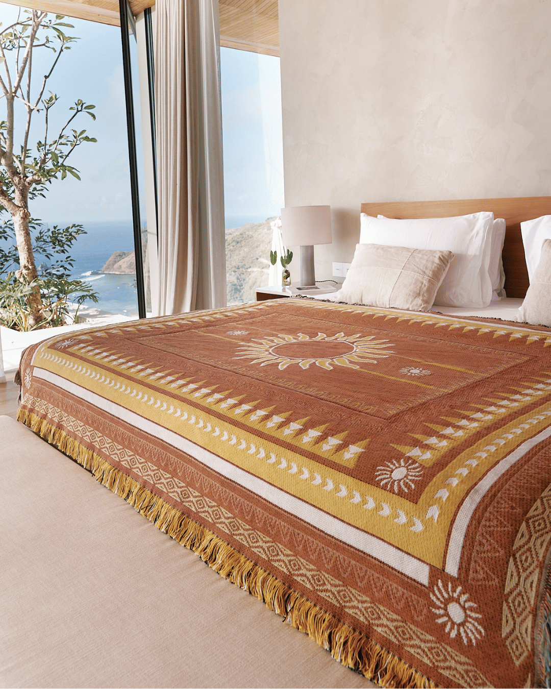 Sunset Brown blanket