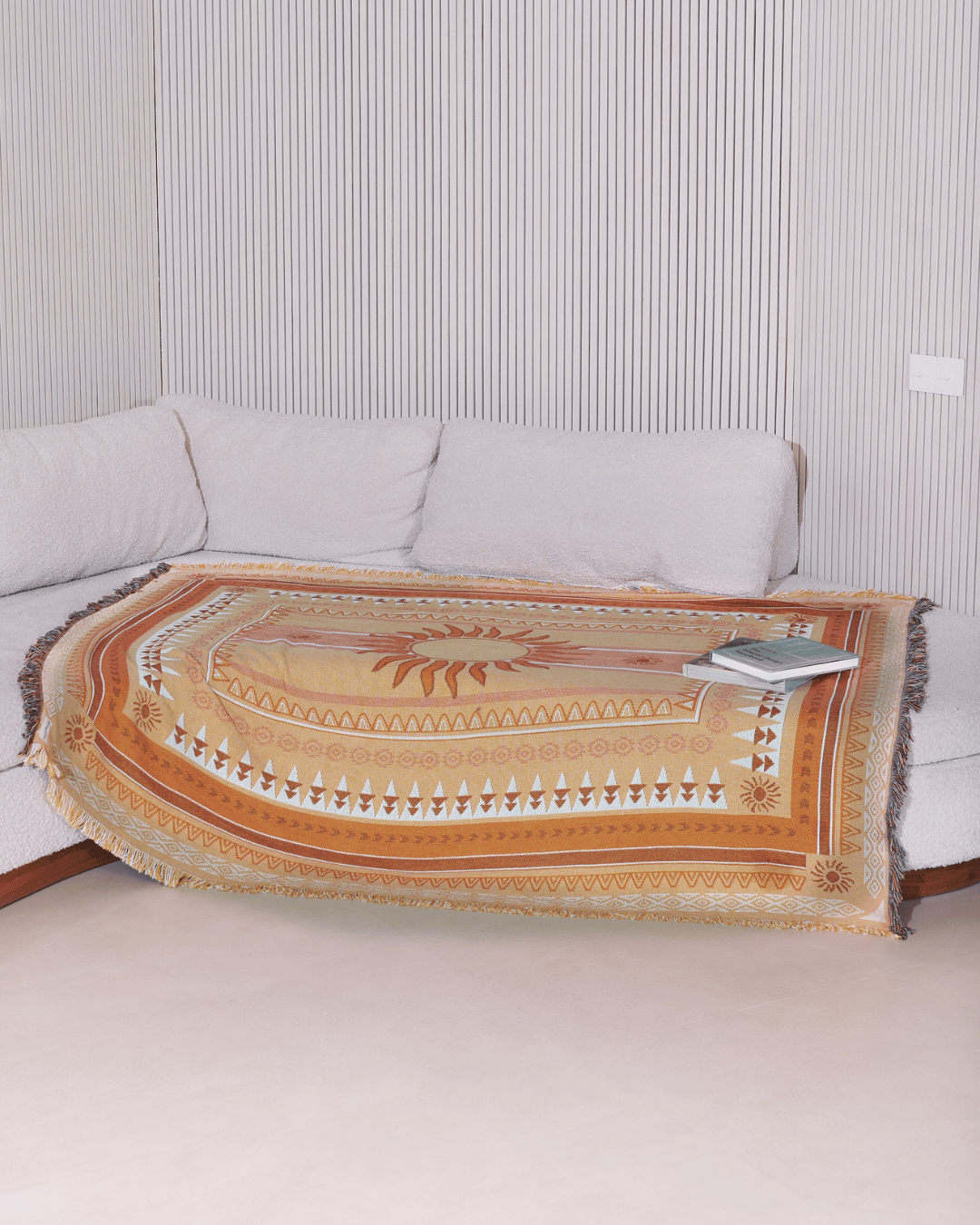 Sunset Yellow blanket