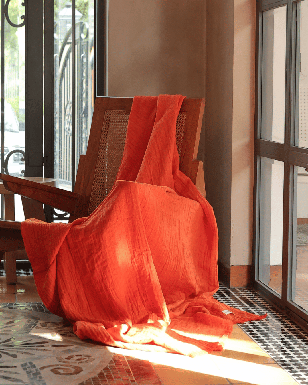 Terraverse Reversible Throw Golden Amber