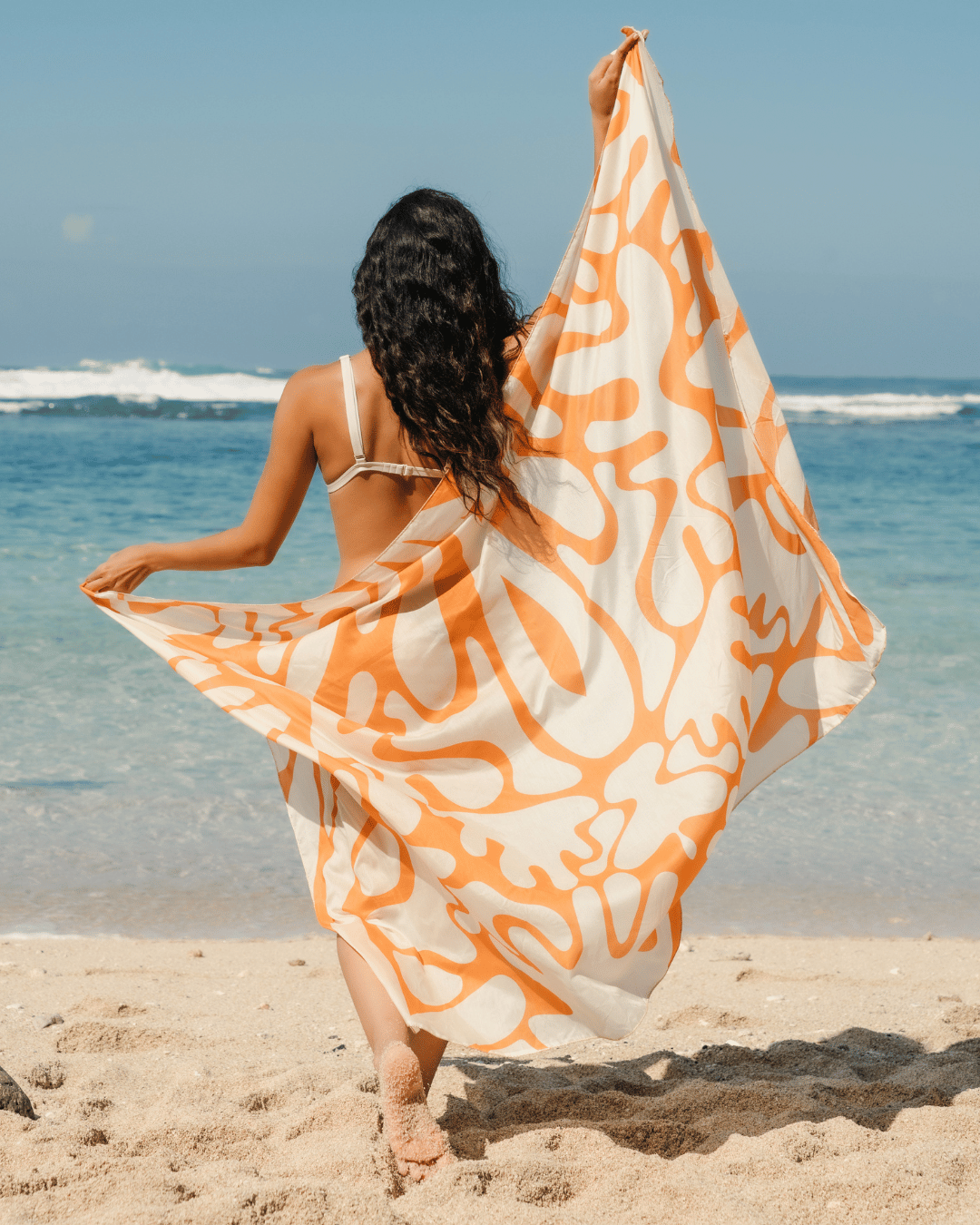 Wildform Orange Sarong