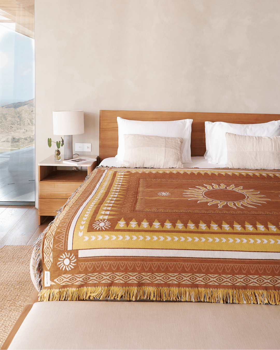 Sunset Brown blanket