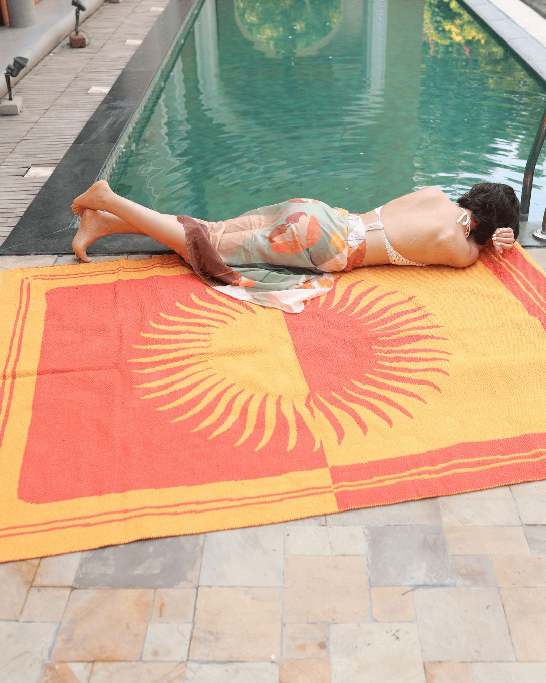 Earthen 100% Organic Cotton Rug - Solar Dawn — Solar Dawn