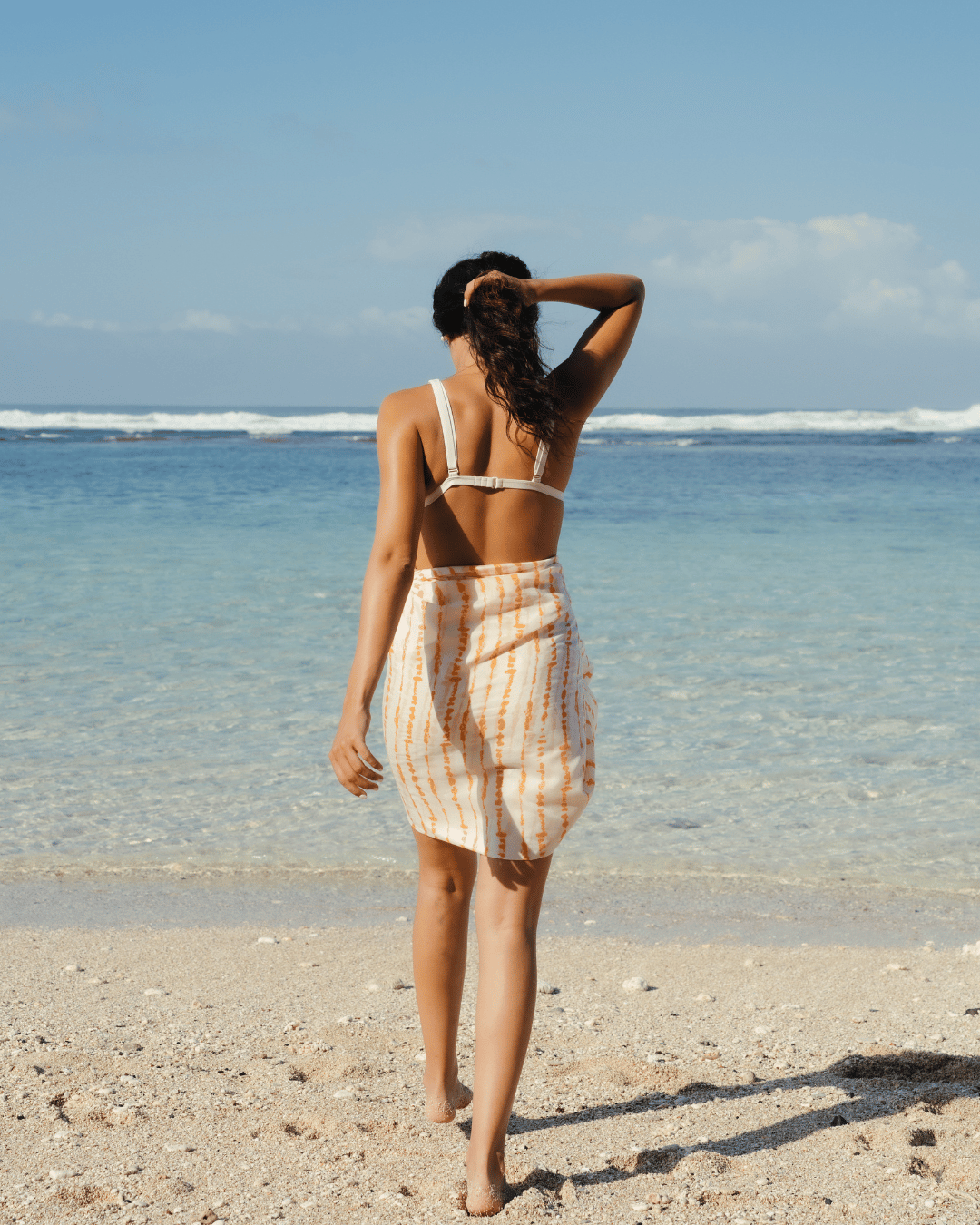 Vine Orange Sarong