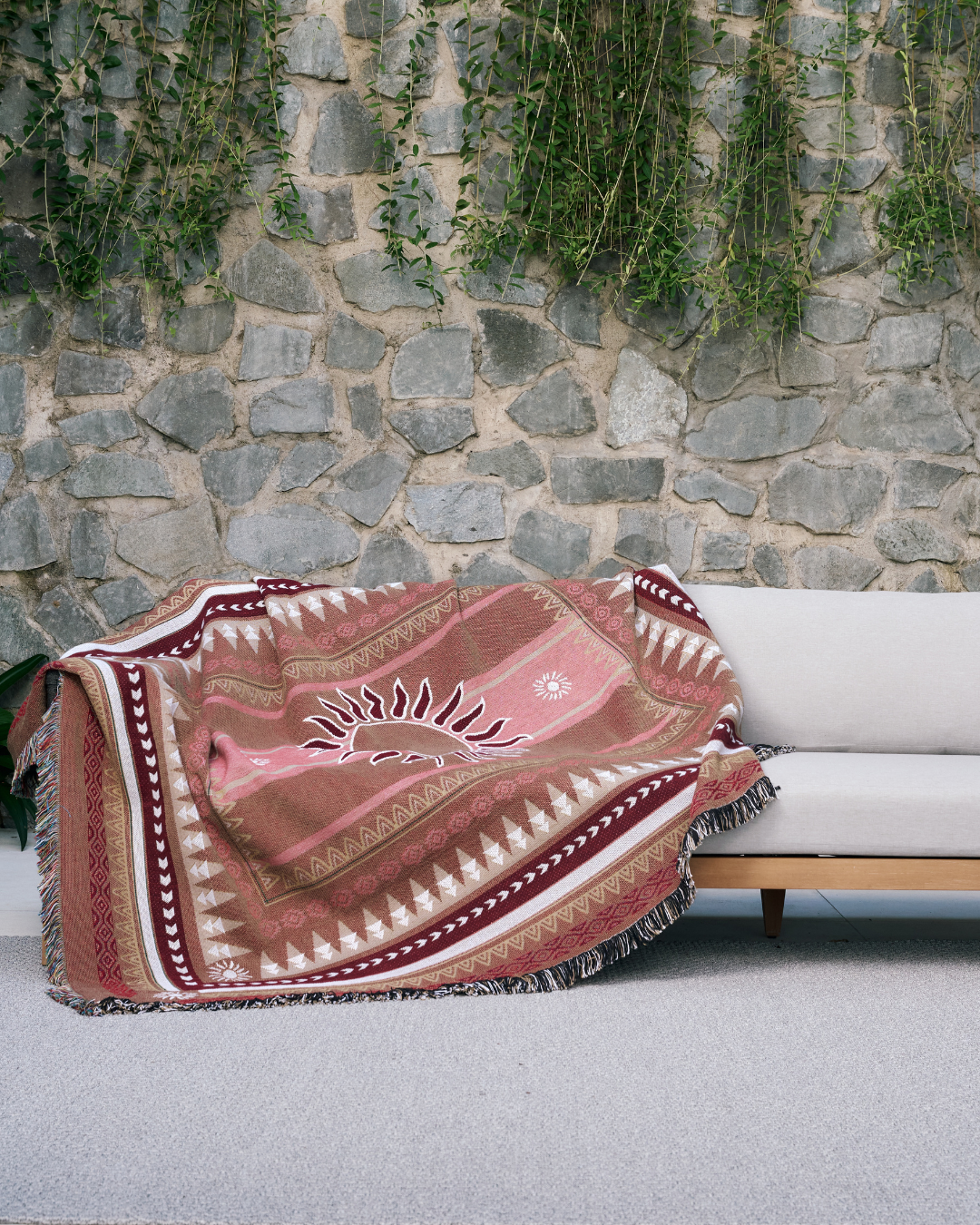 Sunset Mocha blanket