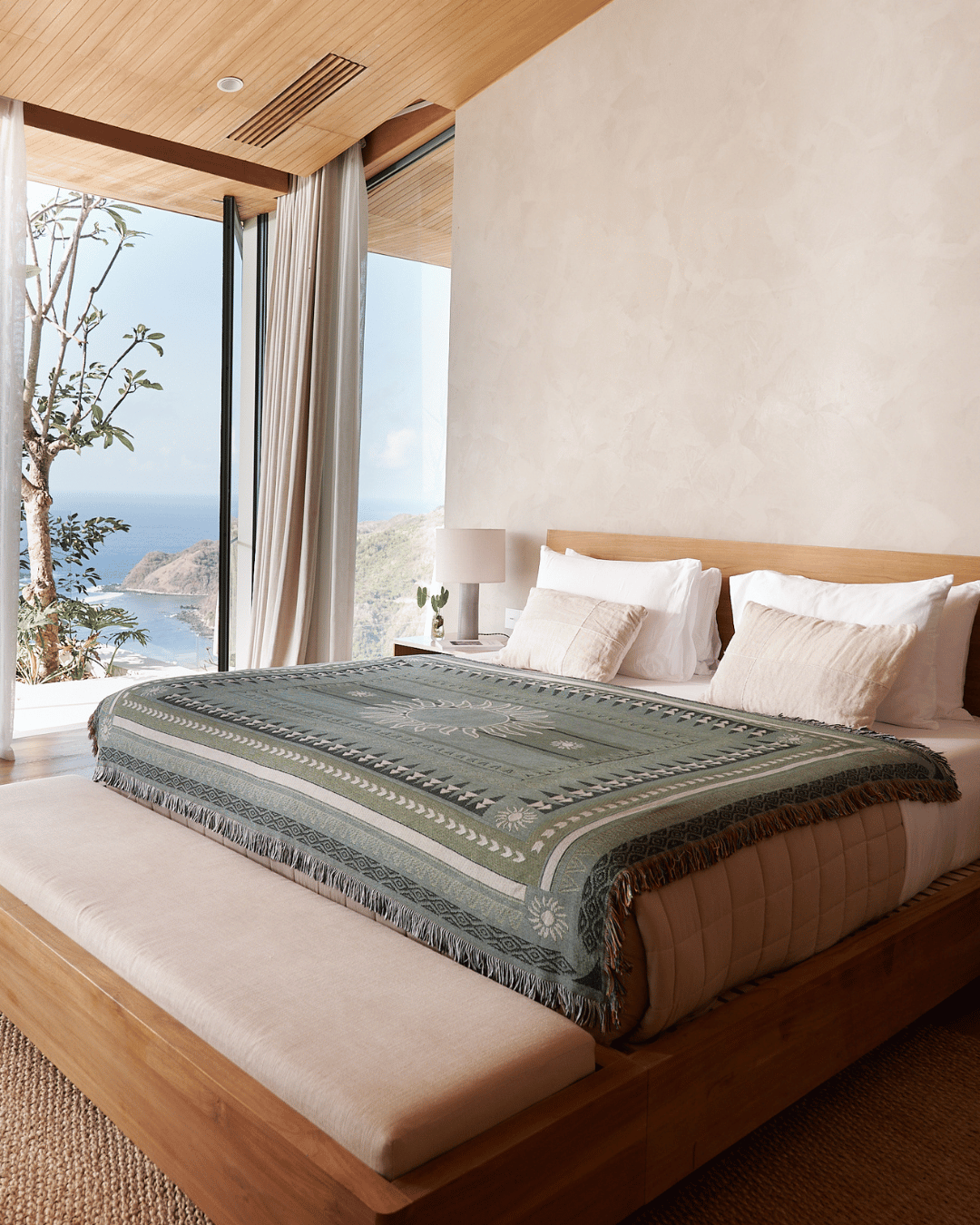 Sunset Green blanket