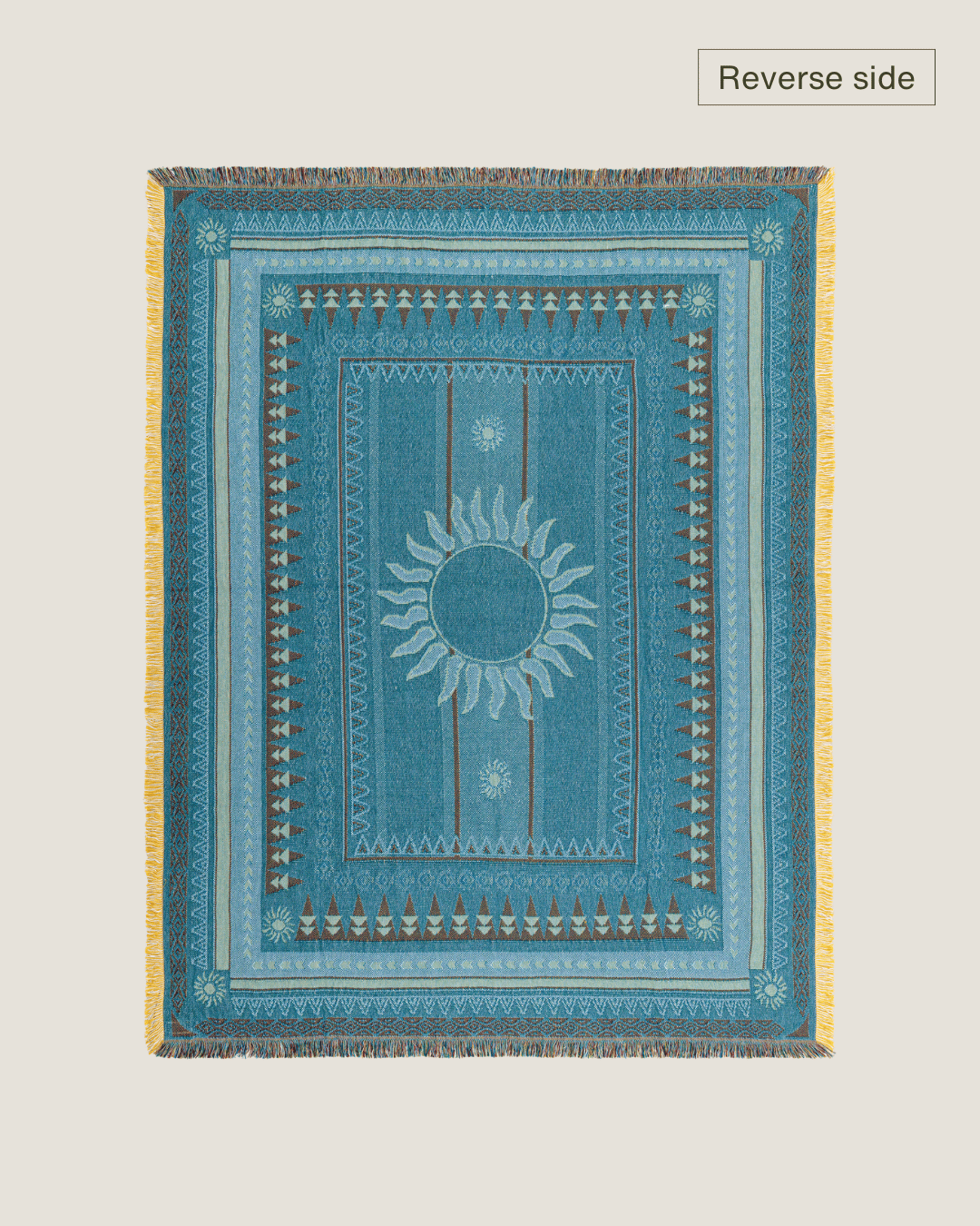 Yellow Sunset Blanket - naming this later