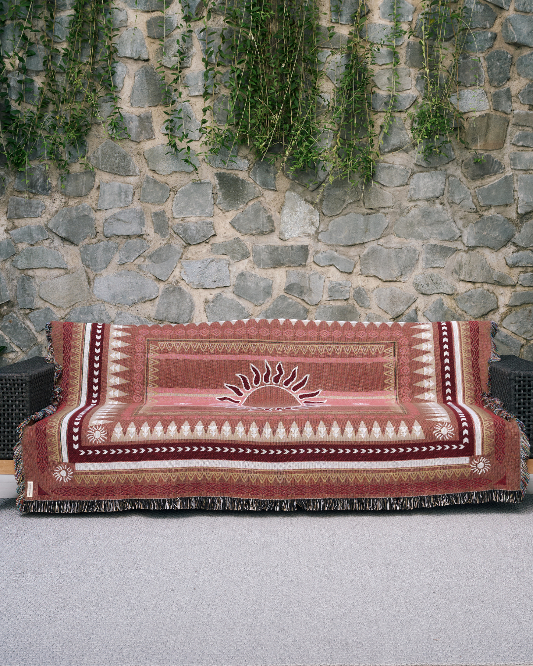 Sunset Mocha blanket