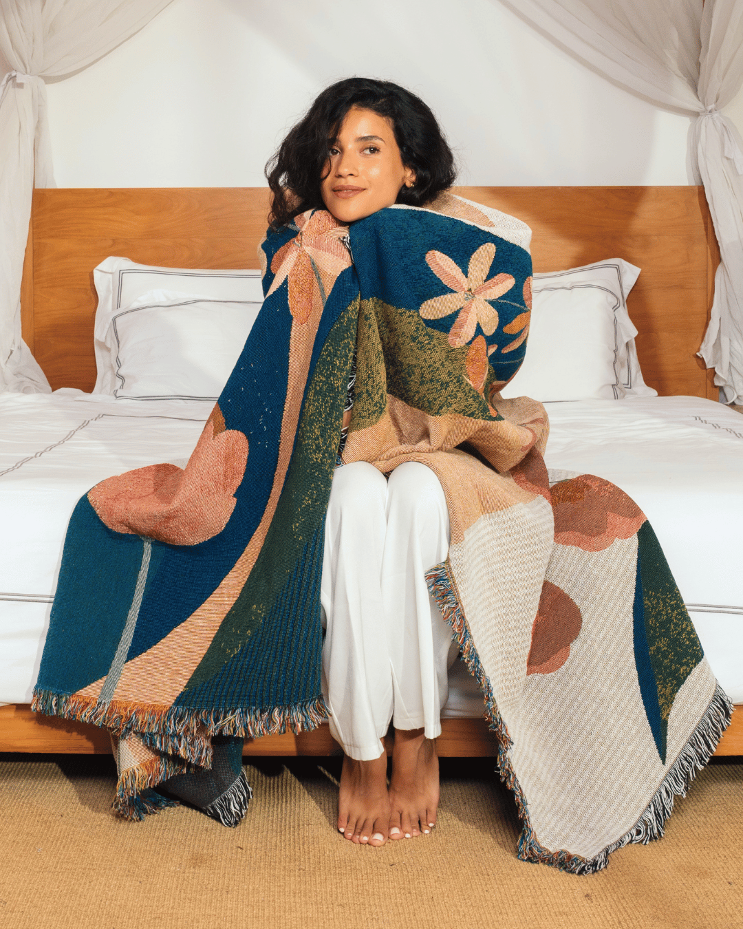Peach Canopy blanket