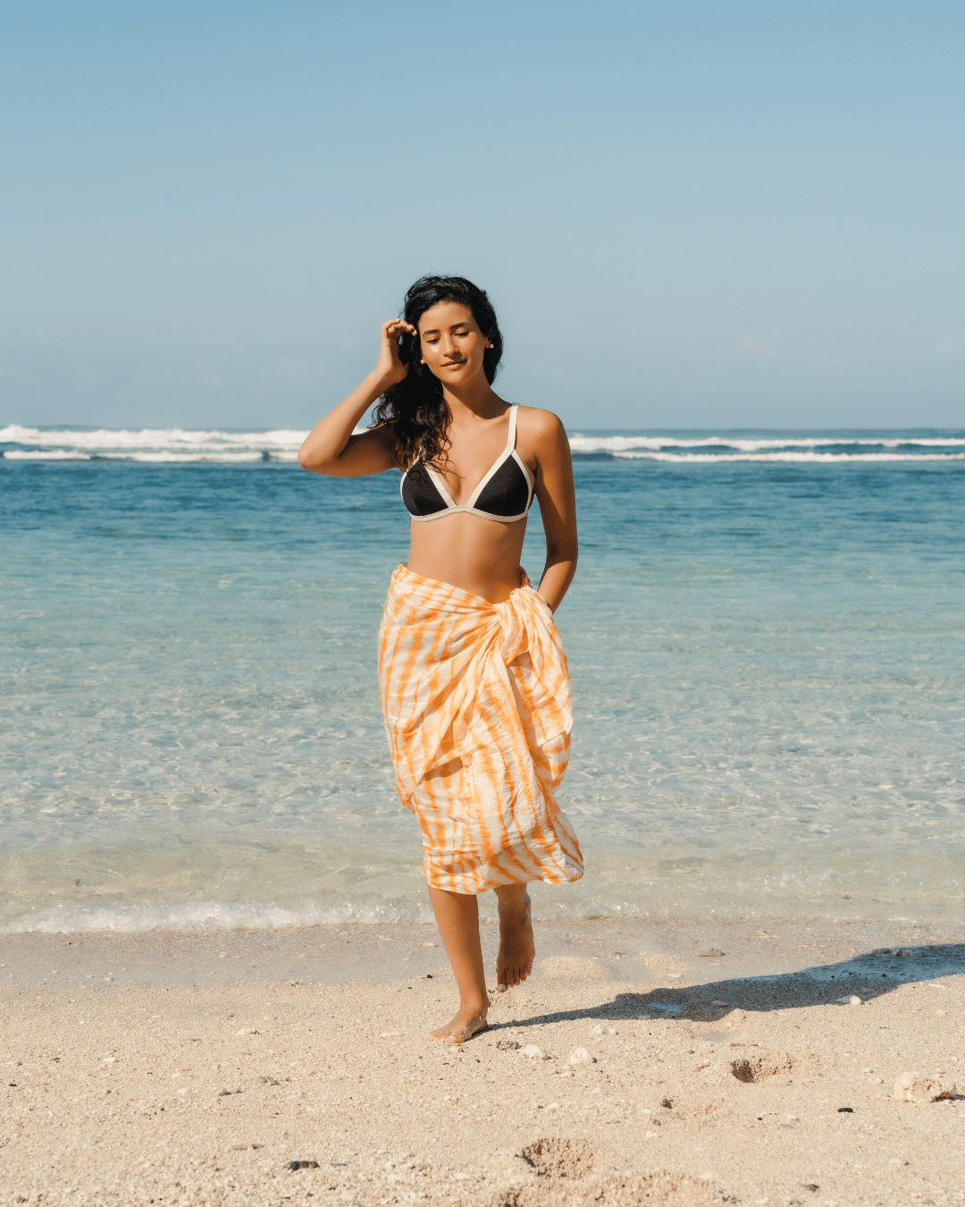 Drift Orange Sarong