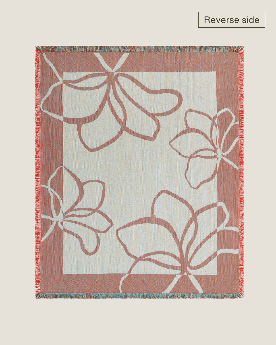 Bloom Red blanket