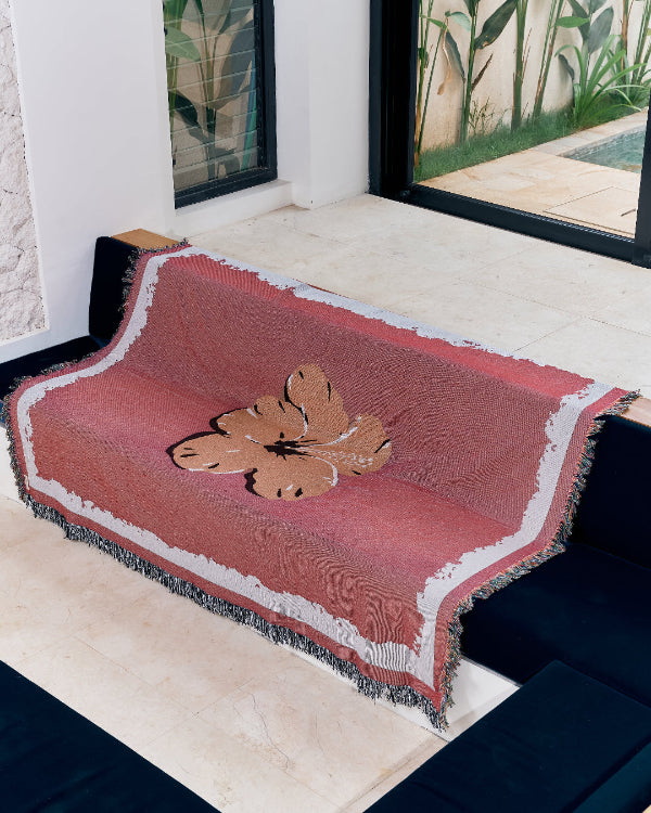 Hibiscus Clay blanket