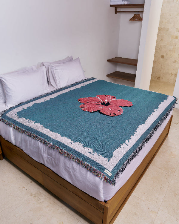 Hibiscus Sage blanket