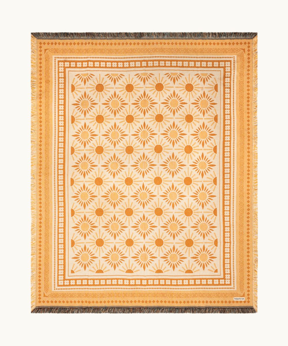 SUNFLOWER THROW