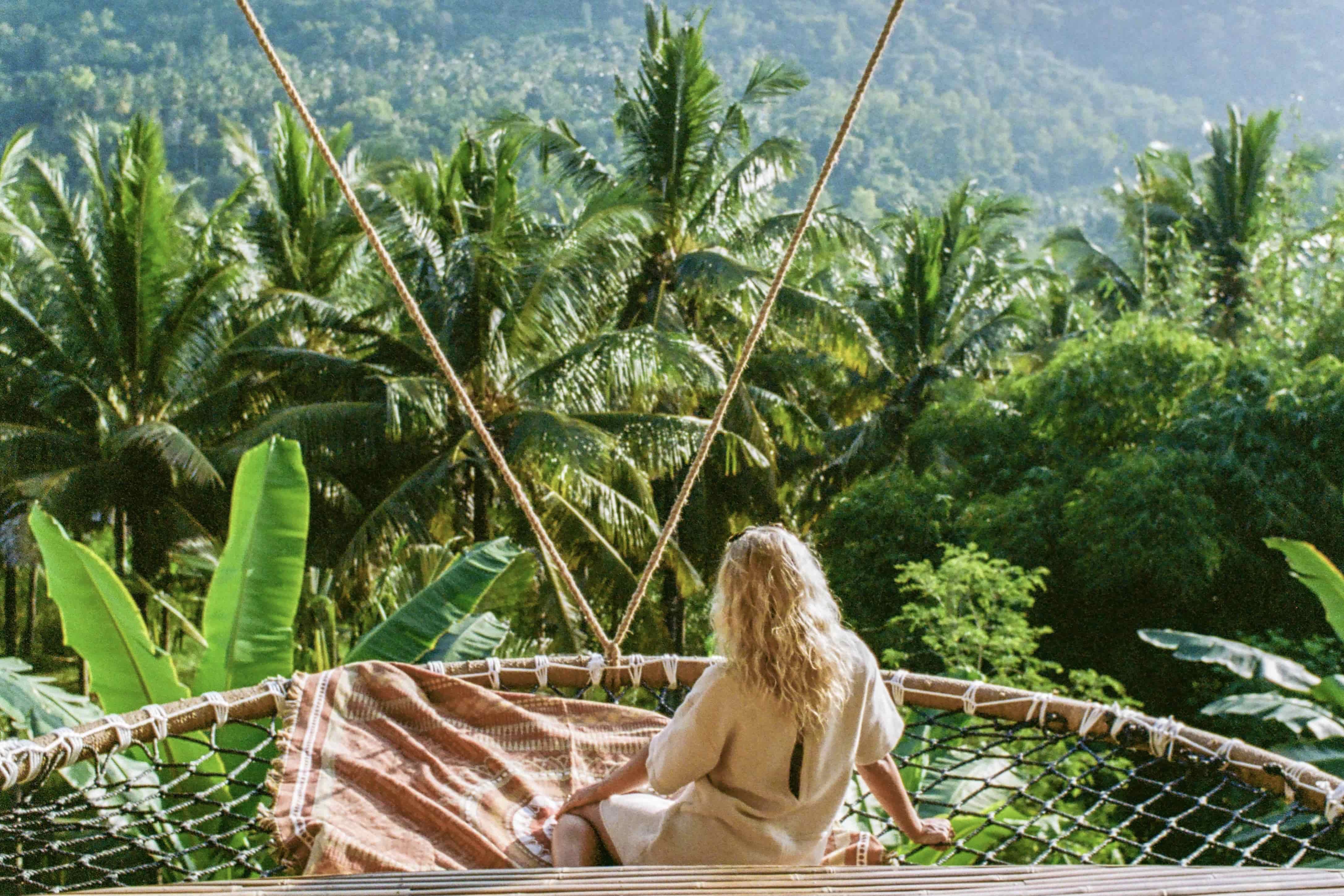 Bali jungle airbnb film photo