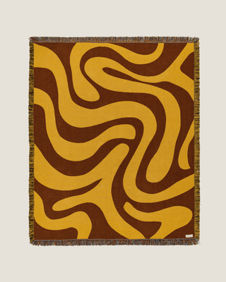 Amber blankets and textiles by Naming This Later