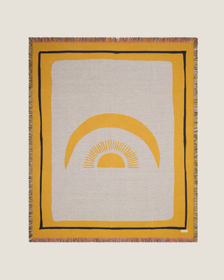 Gold blankets and textiles by Naming This Later
