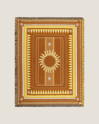 Brown blankets and textiles by Naming This Later