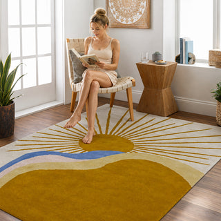 Solara Tufted Rug – Daybreak Horizon