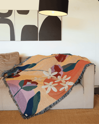 Golden Bloom blanket