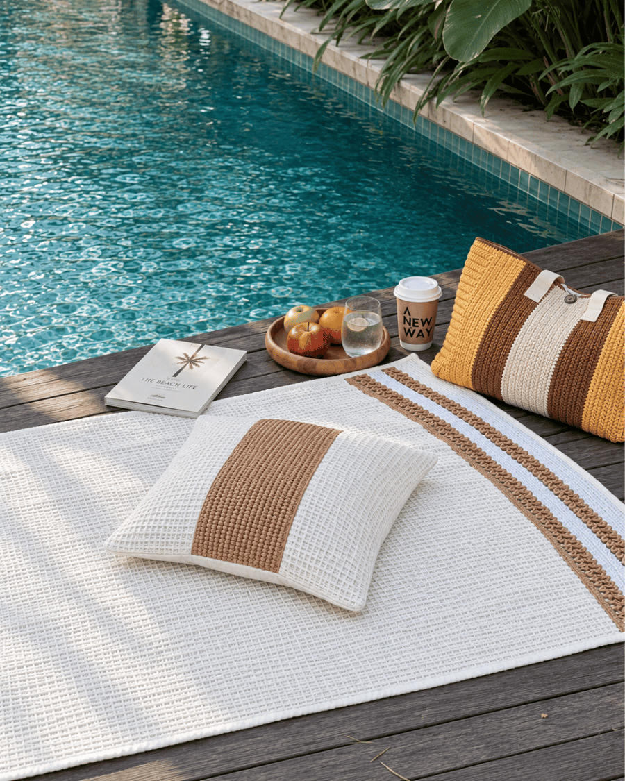 The Anywhere Mat Set - 100% Organic Cotton Undyed