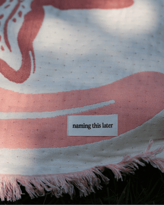 Aeraloom Jacquard Cotton Bamboo Throw Coral Coast