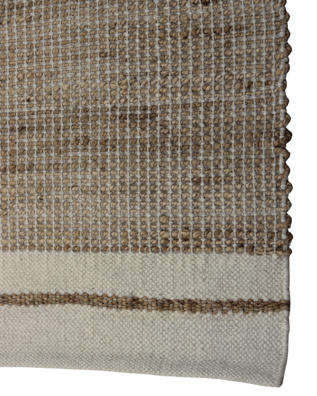 Shonto Grounded Rug — Handwoven Jute, Wool & Cotton Blend