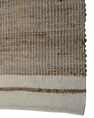 Shonto Grounded Rug — Handwoven Jute, Wool & Cotton Blend