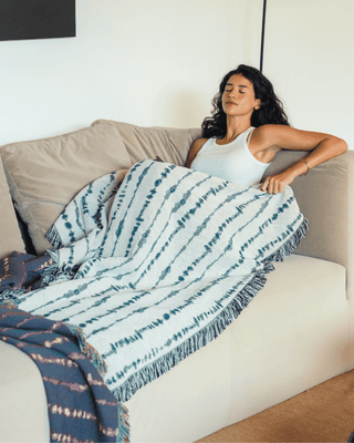 Sunset Orange blanket
